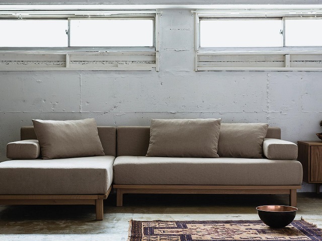 rect.unit sofa wide seater レクト ユニットソファ ワイドシーター SIEVE シーブ/カウチソファ カバーリング 開梱設置無料