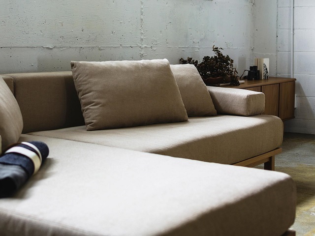 rect.unit sofa wide seater レクト ユニットソファ ワイドシーター SIEVE シーブ/カウチソファ カバーリング カウチシートカバー クッションカウチ2枚用、幅71インチ x 長さ86インチ、ユニバーサルカウチカバー 無地 ユニバーサルスリップカ