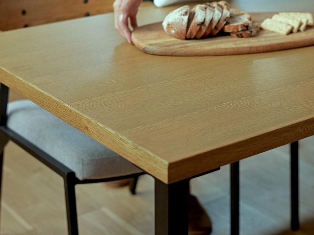 karla dining table カーラ ダイニングテーブル SIEVE シーブ/オーク スチール脚