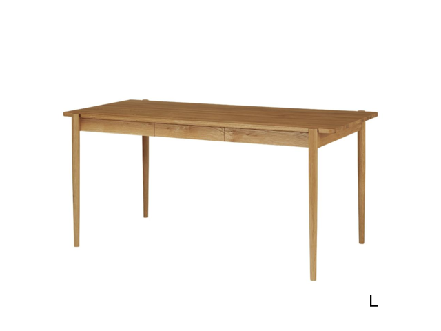 dent dining table M/L デント ダイニングテーブル SIEVE シーブ オーク 1600 1350