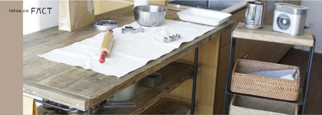 アイアンワゴン 古材ワゴン L WORK WAGON Lワークワゴン FACT ファクト 杉山製作所