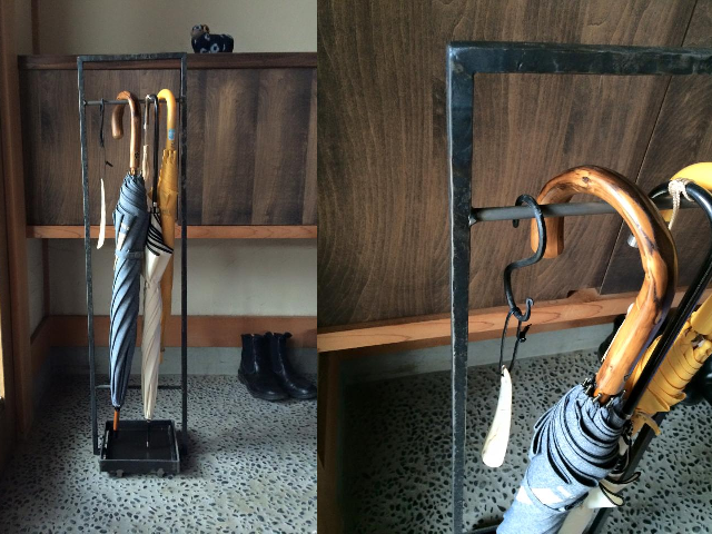 クロテツ 傘立て 杉山製作所／アイアン