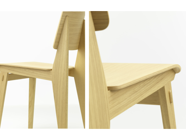 Chaise Tout Bois シェーズトゥボワ vitra ヴィトラ Jean Prouve