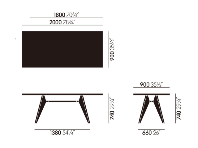 EM Table EMテーブル ダイニングテーブル vitra ヴィトラ ジャン・プルーヴェ フランスミッドセンチュリー 無垢材 ナチュラルオーク EM Table EMテーブル ダイニングテーブル vitra ヴィトラ ジャン・プルーヴェ フランスミッドセンチュリー 無垢材 ナチュラルオーク
