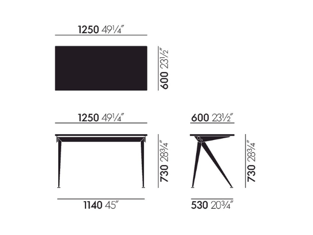 vitra／ヴィトラ／ジャン・プルーヴェ／コンパステーブル | 入荷