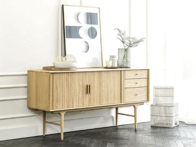 開梱設置無料】 JULIE SIDEBOARD WHITE OAK ジュリーサイドボード