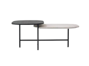 TIER TABLE ティアテーブル トラバーチン ブラックオーク moda en casa モーダエンカーサ/北欧 石材 天然木