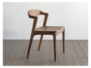 ユナ セミアームチェア ウッド SIKI FURNITURE シキファニチア／椅子