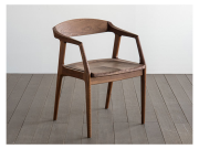 ユナ アームチェア ウッド SIKI FURNITURE シキファニチア／椅子