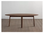 ユーロ リビングテーブル SIKI FURNITURE シキファニチア/楕円形テーブル