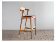 ユナカウンターチェア SIKI FURNITURE シキファニチア 椅子 ハイチェア 中尾雅治 背もたれ付き
