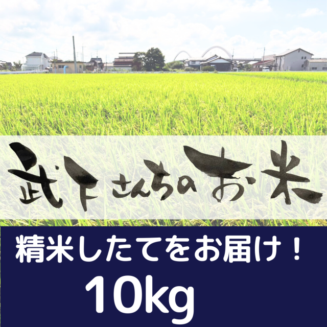 無くなり次第終了【都度買い】精米したてでお届け！武下さんちのお米_10kg