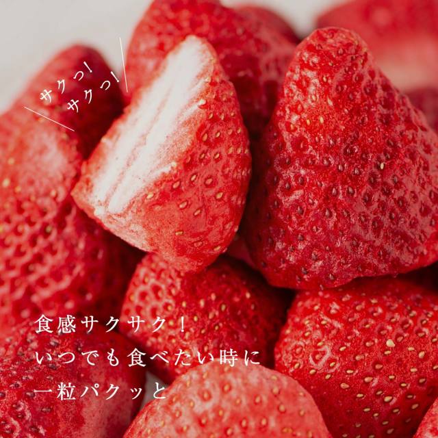 いちご農家の通販ギフト あまおう フリーズドライ 「濃いするあまおう