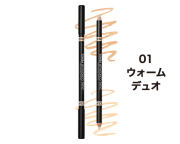 【セール】【ゆうパケット対応】カバーパーフェクション  デュアル　コンシーラーペンシル　1.25g+12.5g　[シャープナー付き]　全2色