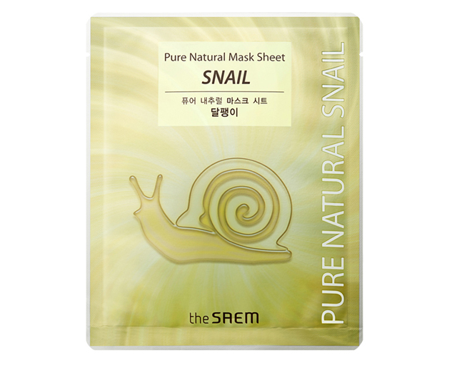 【10枚までゆうパケット対応】ザ　セム　ピュアナチュラル　マスクシート　スネイル　20ml　0070