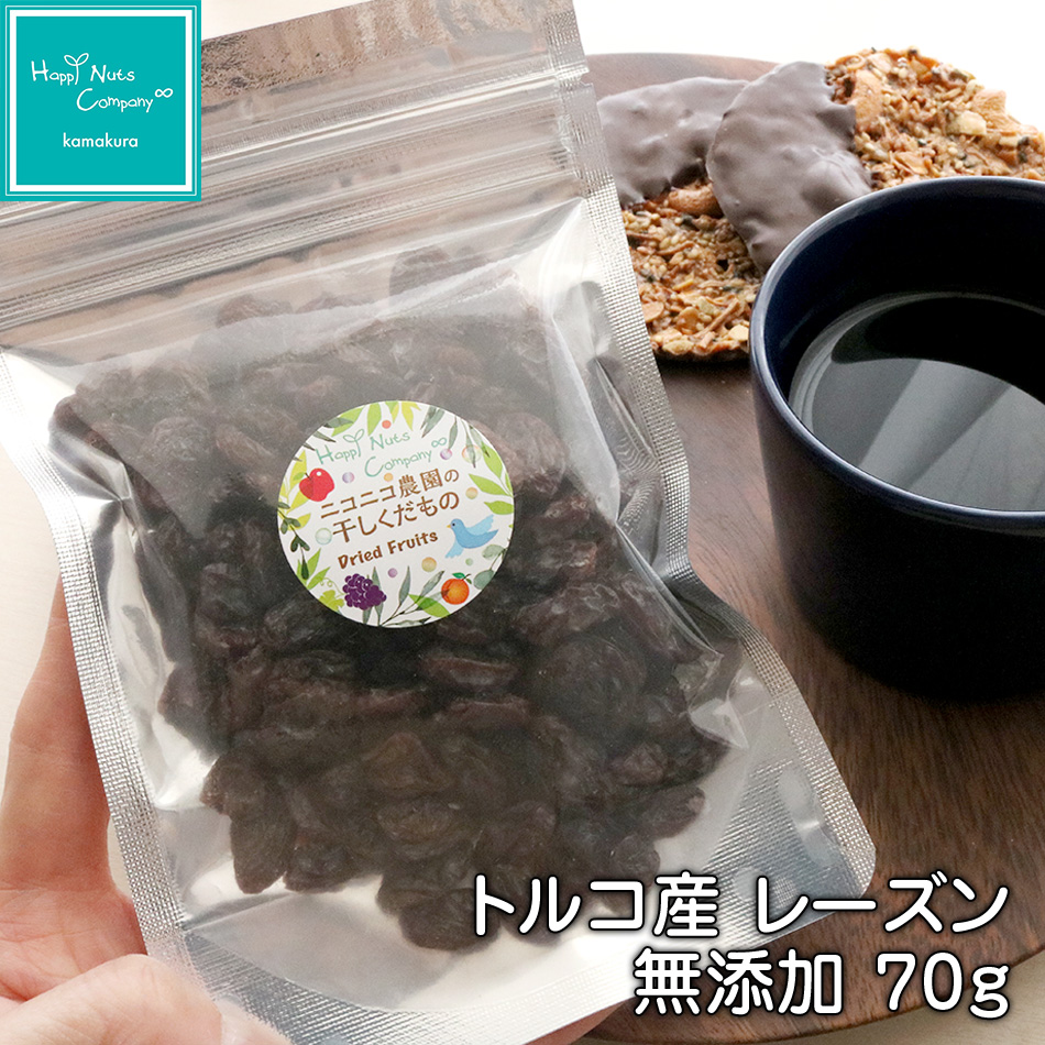トルコ産レーズン 無添加 70g