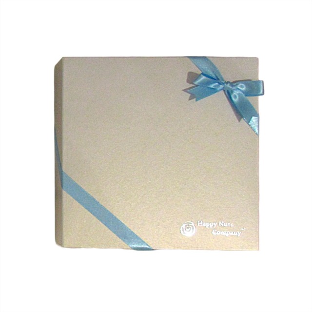 記念日 誕生日 プレゼント お花 にそえる ギフト専用箱 ナッツ ドライフルーツ 選ぶ ギフトボックス 白箱　happynutscompany