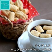 ペカンナッツ マシュマロ ショコラ キャラメル 70g ハッピーナッツカンパニー