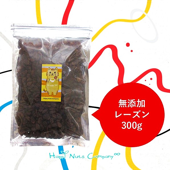 レーズン 300g トルコ産 アメリカ産 ドライフルーツ 無添加 砂糖不使用 お得 健康おやつ ドライフルーツ ナッツ専門店 ハッピーナッツカンパニー