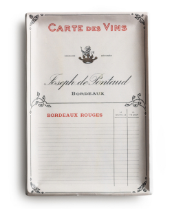 ROSANNトレー　ヴォヤージュ　CARTE DE VINS