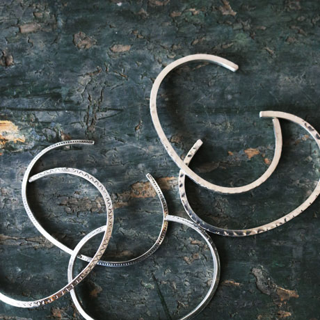 Elaine Tahe Silver Bangle