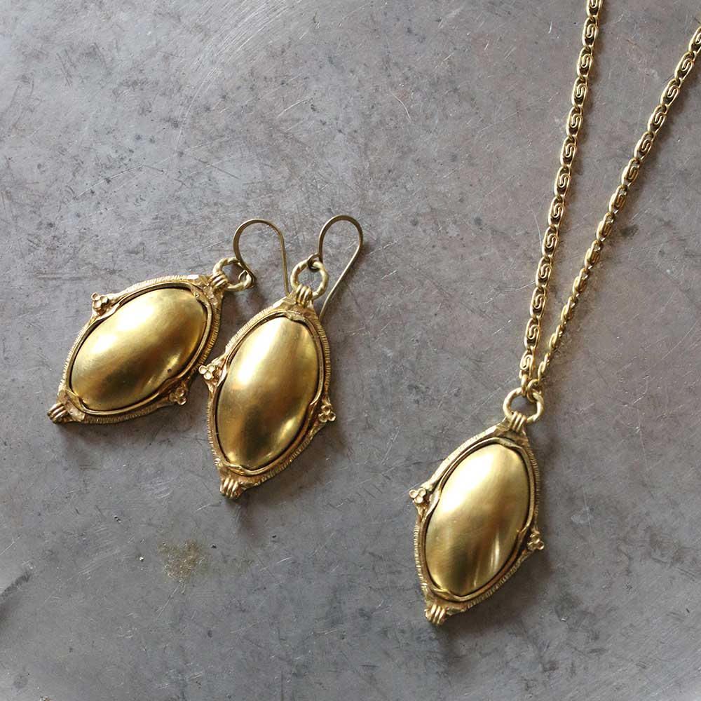 COAS  Brass Necklace&Pierce