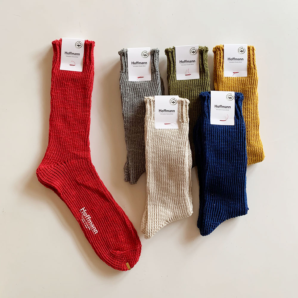 オーガニックコットン　針抜きソックス