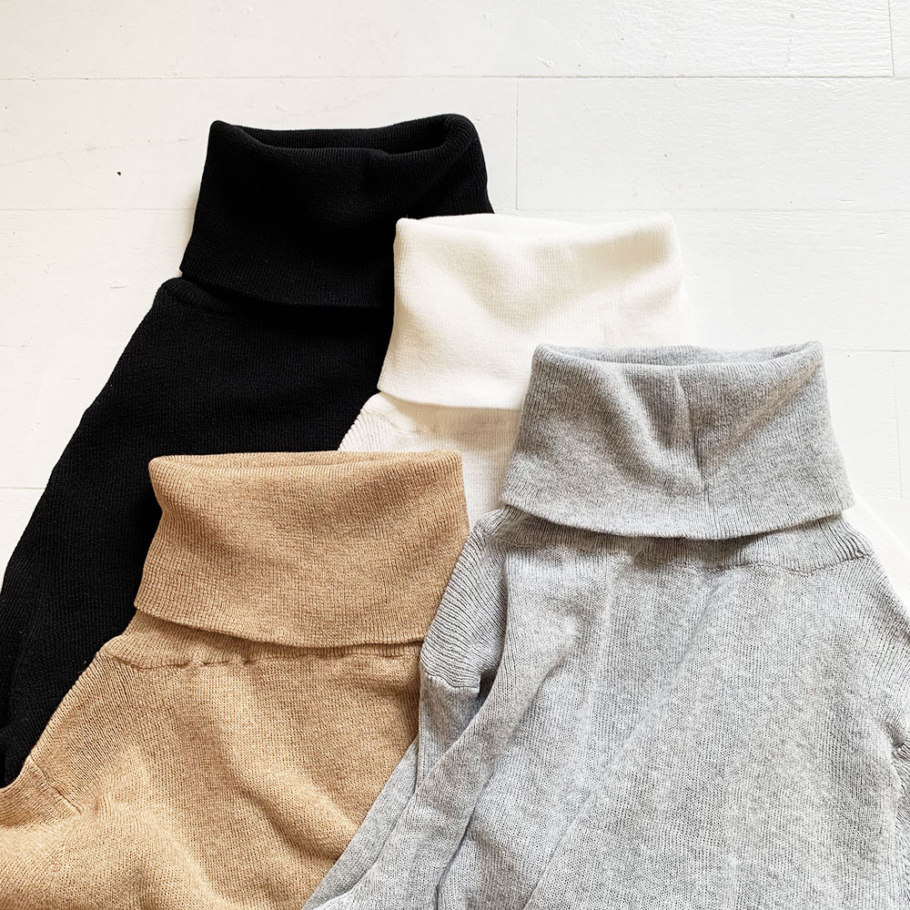 Simple Cotton Turtle Neck / 6色