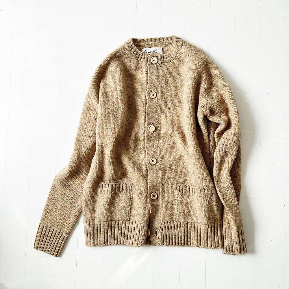 Shetland C-Neck Cardigan