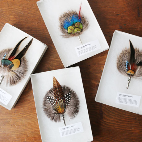 Feather Brooch