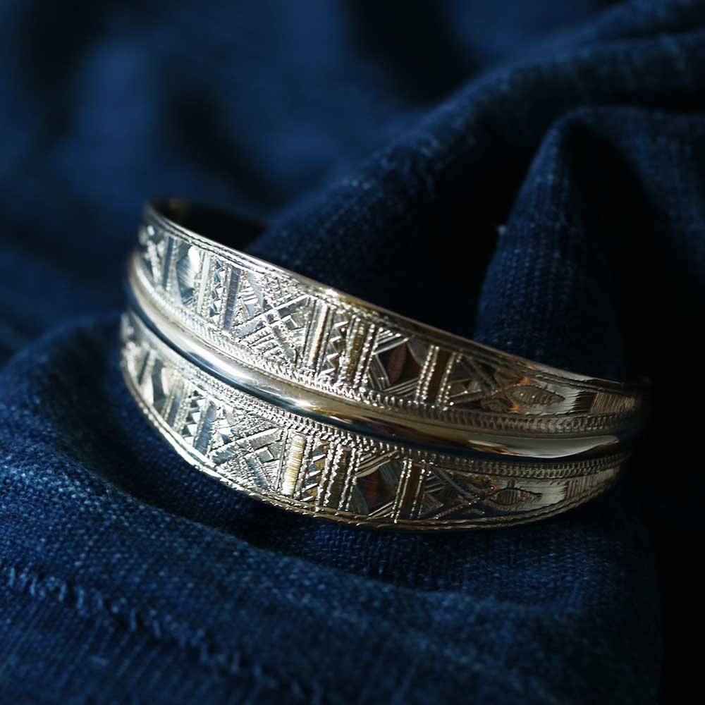 TUAREG JEWELRY Silver Bangle 《C》