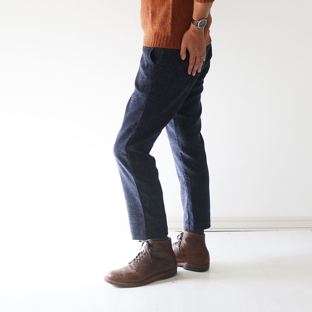 FUJITO Tapered Wool Trousers (Mens)