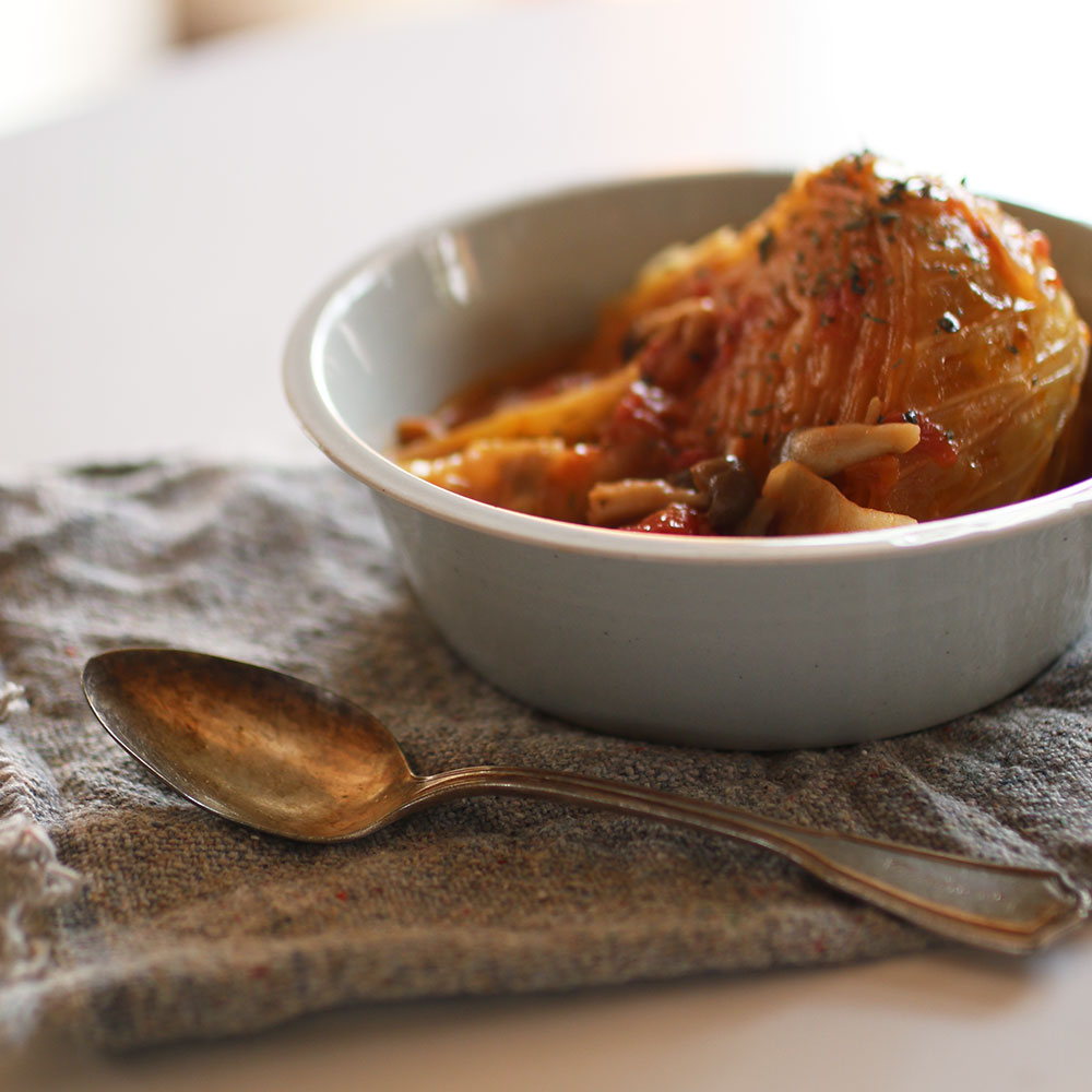 透明釉リム付鉢//こいずみ みゆき