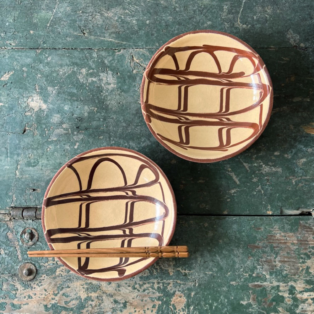 丸皿18cm // 藻岩窯