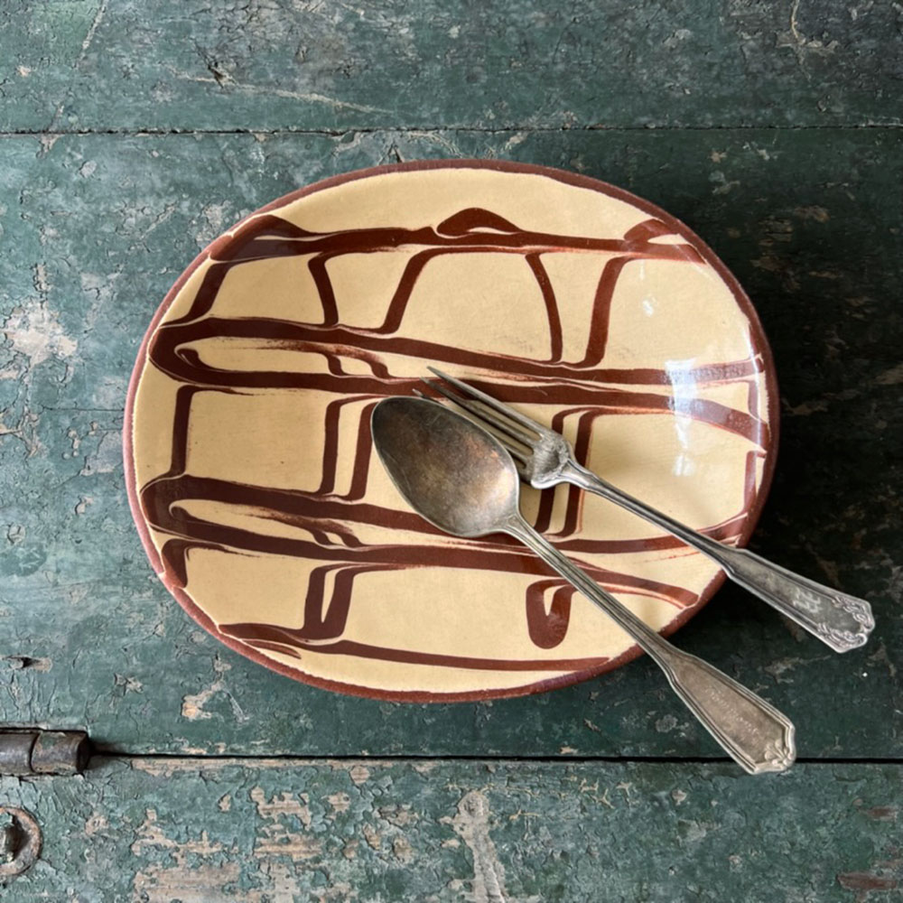 楕円皿大 // 藻岩窯