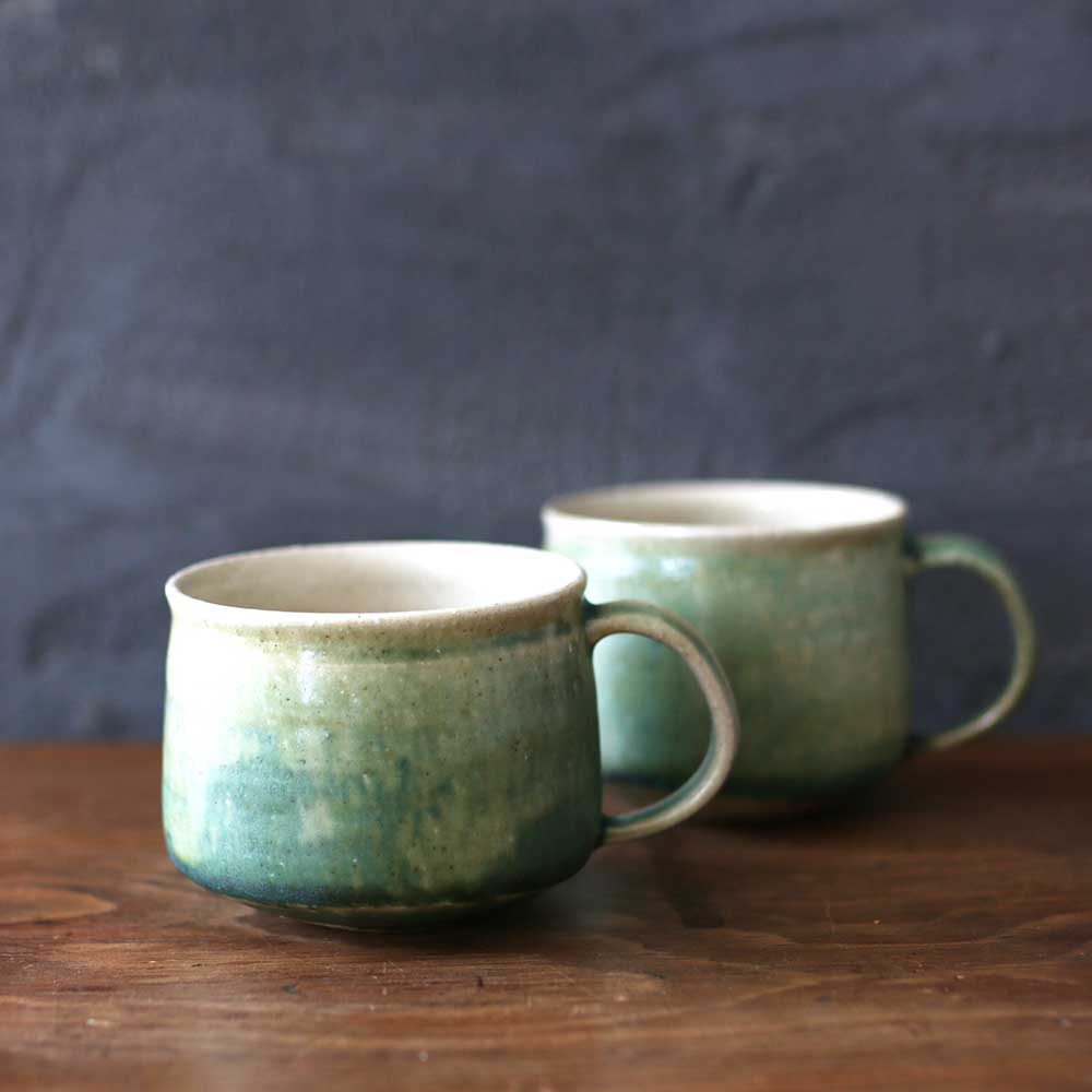 織部　浅カップ // 境道一