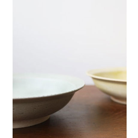 型染め 7寸リム鉢 // 徳山久見子