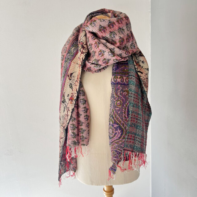 Kantha  Silk Stole