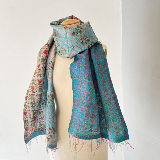 Kantha  Silk Stole