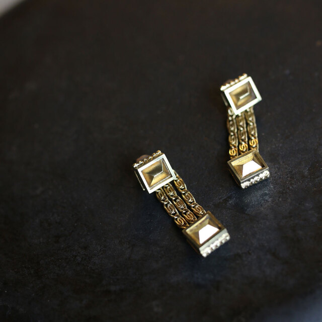 COAS  Brass Pierce&Earring