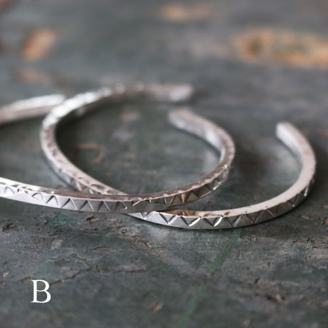 Elaine Tahe Silver Bangle