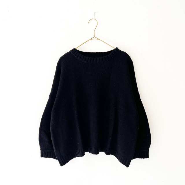 Puff Sleeve Wide Knit P/O