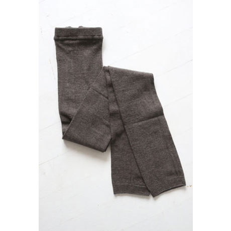 Organic Cotton Melange Plain Leggings