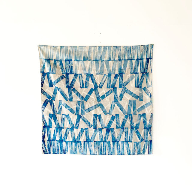 Block Print Scarf  //  向井 詩織