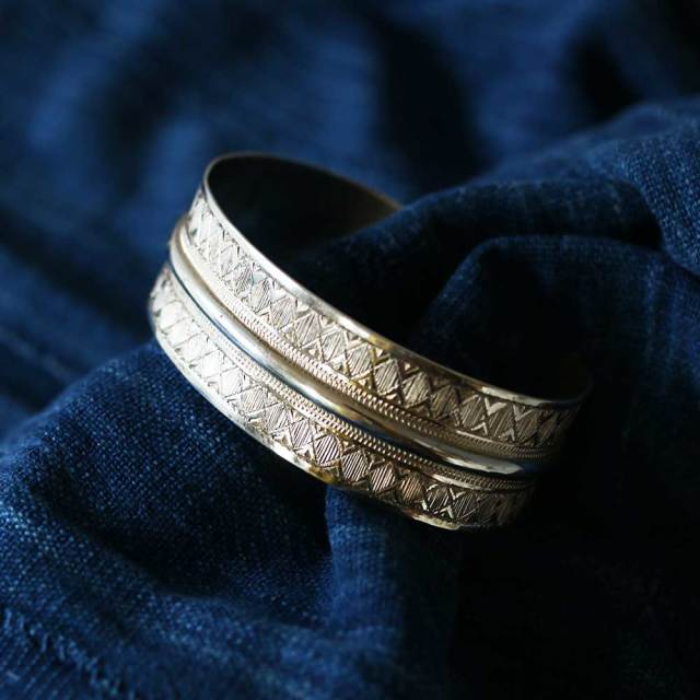 TUAREG JEWELRY Silver Bangle 《D》