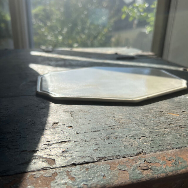 青木郁美 さん　十角プレート　未使用 青木郁美 さん 十角プレート 未使用