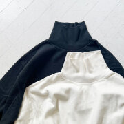 SBTRACT Sandwich Cotton Wool Backstitch High Collar (Mens)