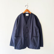 80/2 スーピマギャバ ノーカラージャケット (Unisex) / 2色