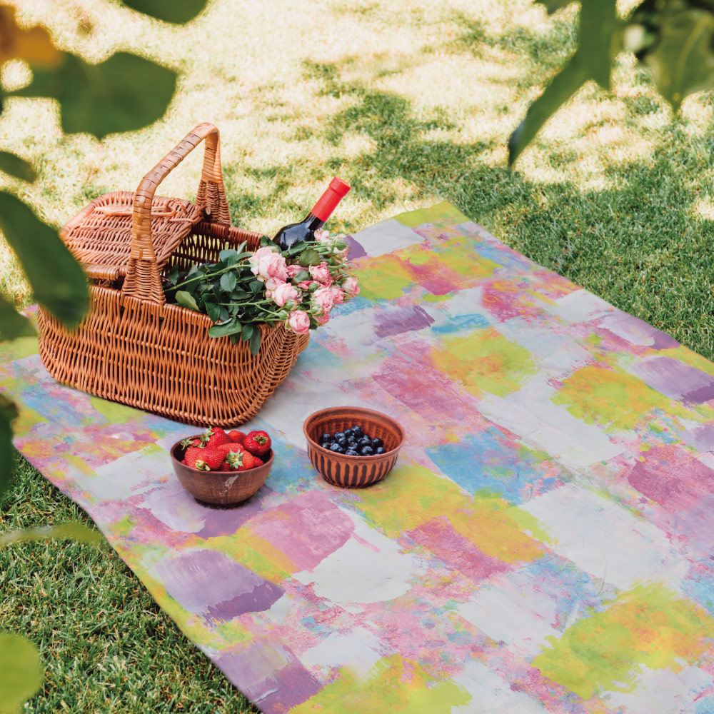 レジャーシート・Ushimaru Saekiの愛の季節の中で