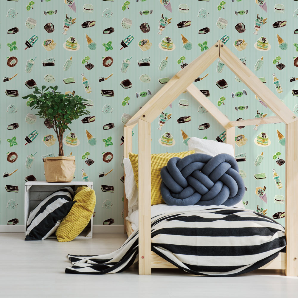 シール壁紙・小林キノコの魅惑のチョコミント